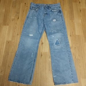 American Eagle size 31X32 distressed jeans